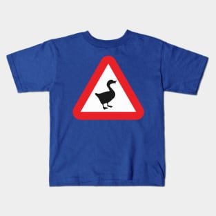 Geese Ahead! Kids T-Shirt